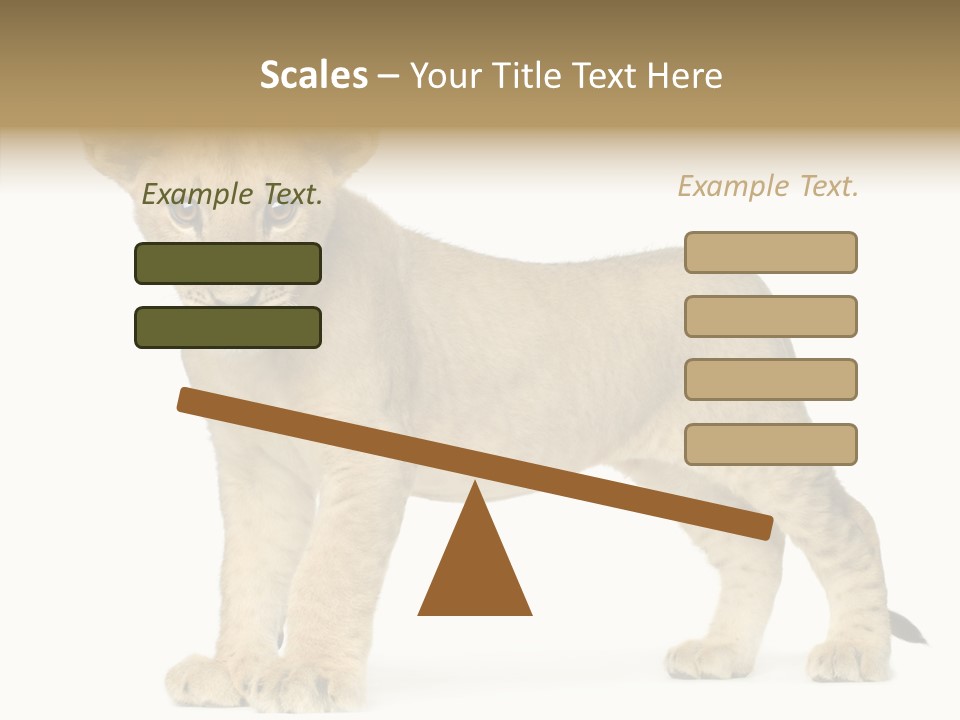 Tail Whisker Shot PowerPoint Template