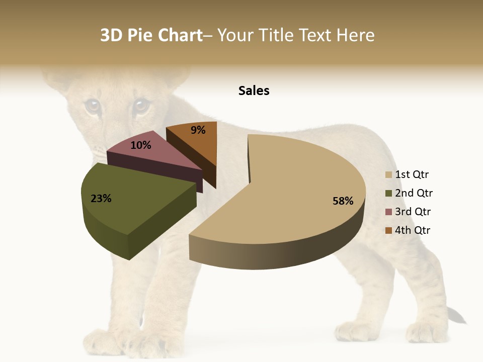 Tail Whisker Shot PowerPoint Template