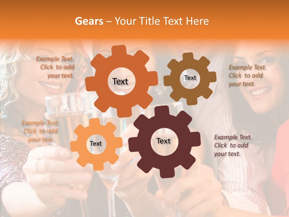 X Mas Males Laughing PowerPoint Template