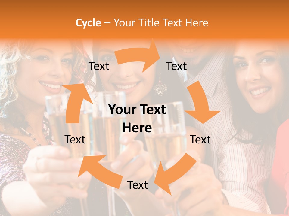 X Mas Males Laughing PowerPoint Template