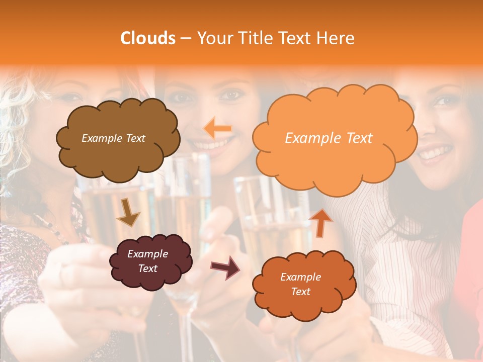 X Mas Males Laughing PowerPoint Template