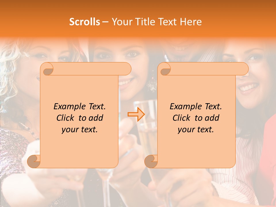 X Mas Males Laughing PowerPoint Template