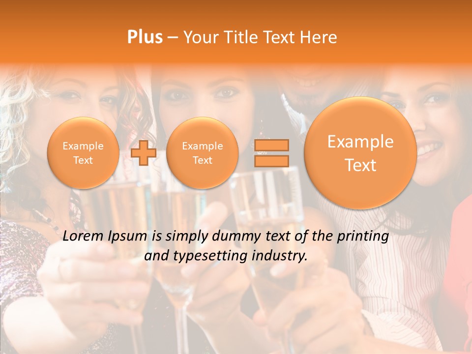 X Mas Males Laughing PowerPoint Template