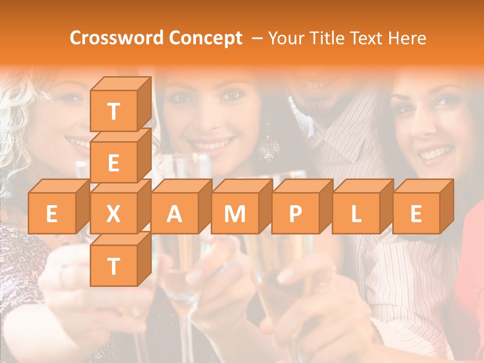 X Mas Males Laughing PowerPoint Template