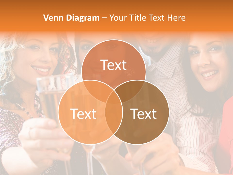 X Mas Males Laughing PowerPoint Template