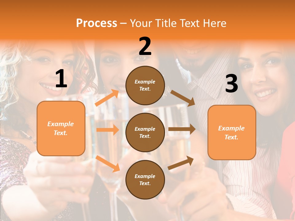 X Mas Males Laughing PowerPoint Template