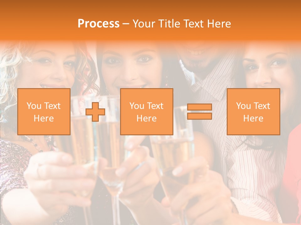 X Mas Males Laughing PowerPoint Template