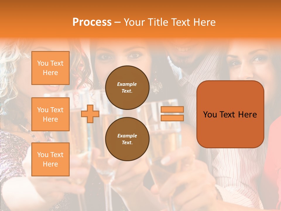 X Mas Males Laughing PowerPoint Template