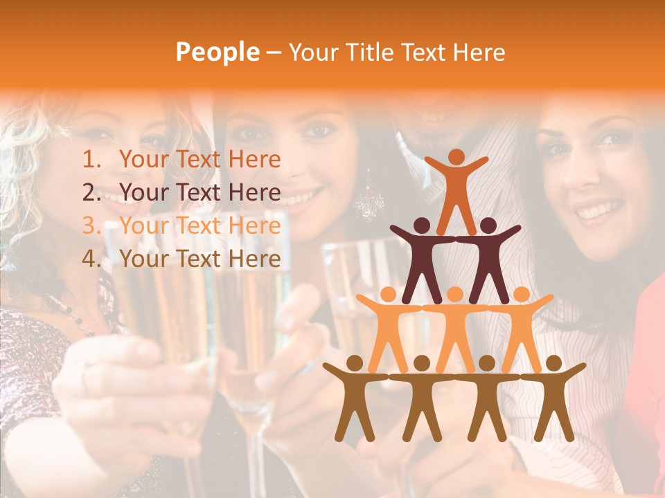 X Mas Males Laughing PowerPoint Template