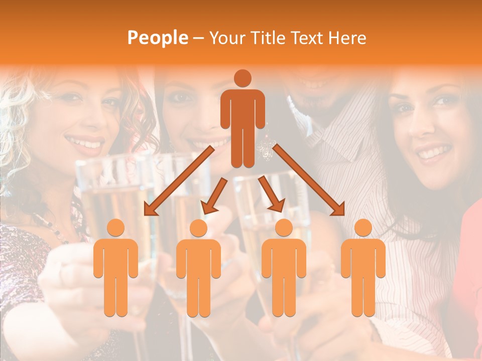 X Mas Males Laughing PowerPoint Template