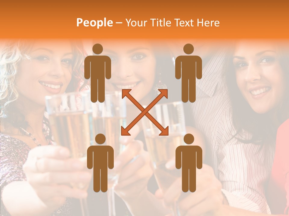 X Mas Males Laughing PowerPoint Template