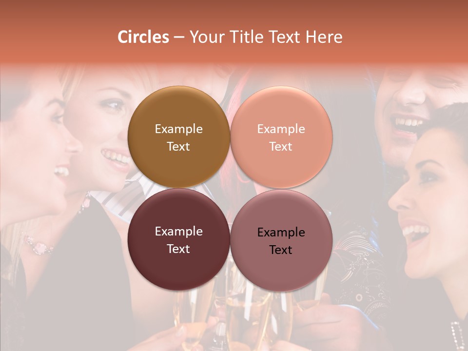 Friendship Nightclub Alcohol PowerPoint Template