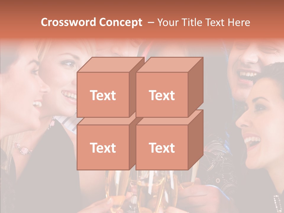 Friendship Nightclub Alcohol PowerPoint Template