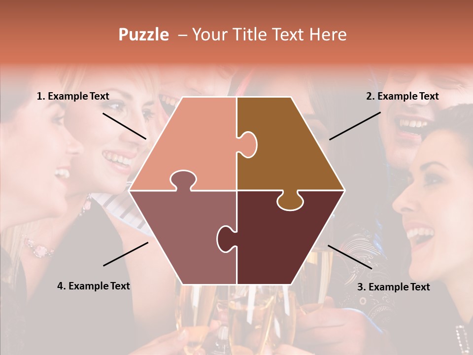 Friendship Nightclub Alcohol PowerPoint Template