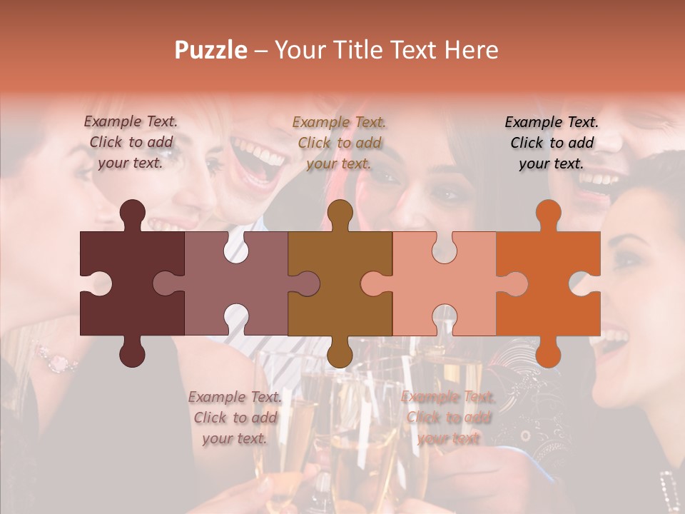 Friendship Nightclub Alcohol PowerPoint Template