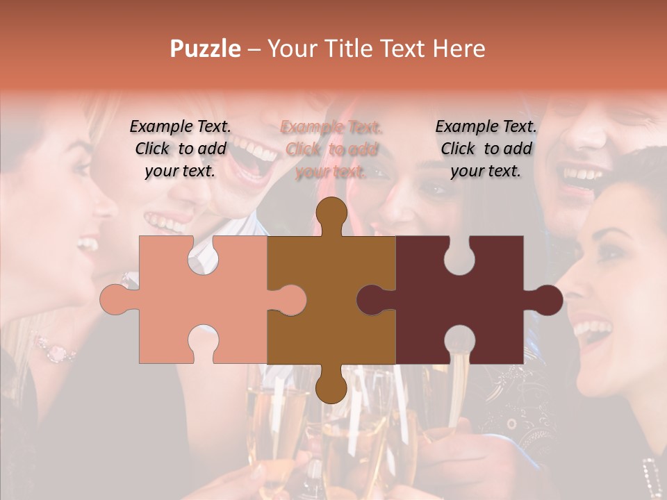 Friendship Nightclub Alcohol PowerPoint Template