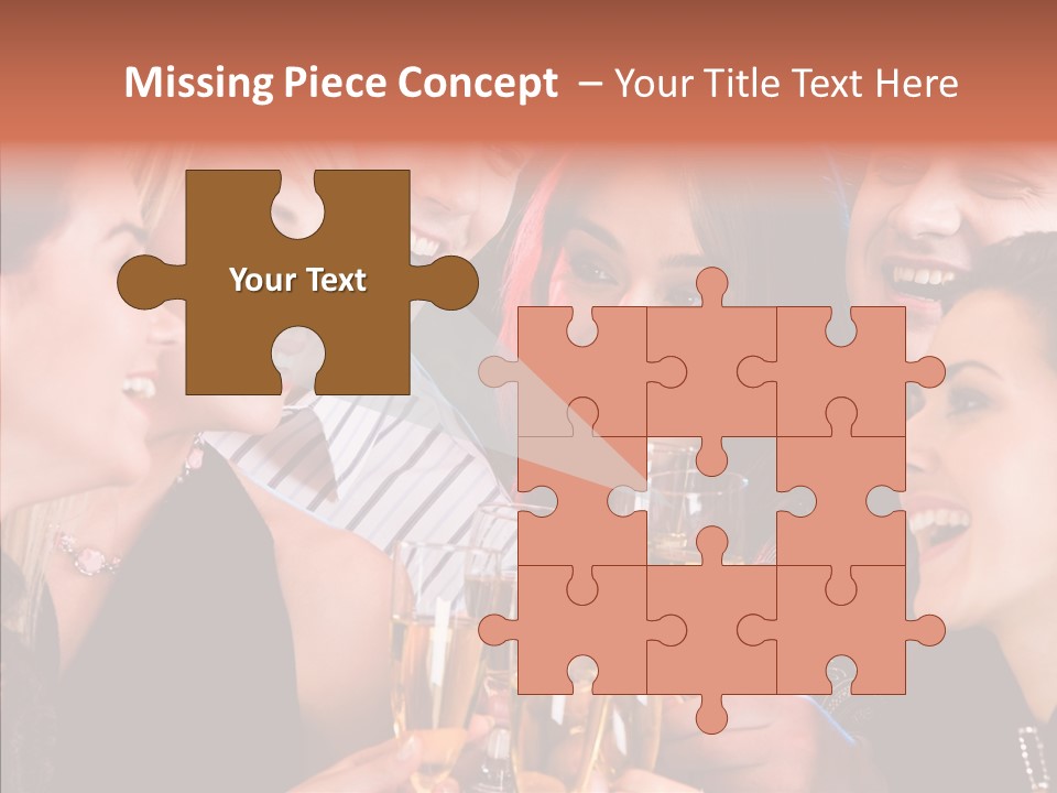 Friendship Nightclub Alcohol PowerPoint Template