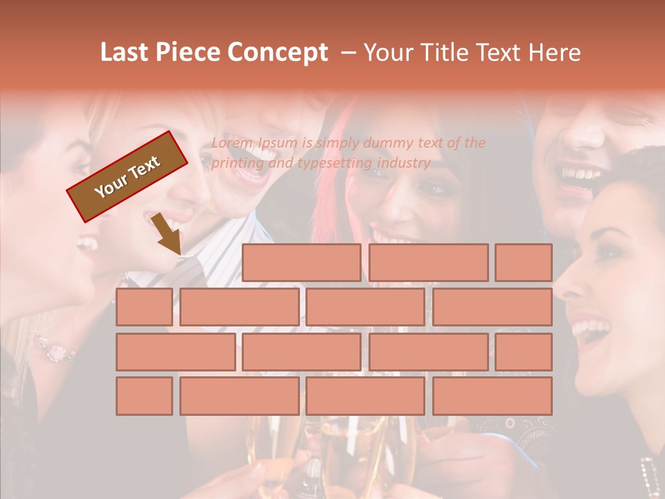 Friendship Nightclub Alcohol PowerPoint Template