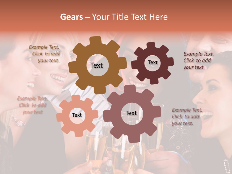 Friendship Nightclub Alcohol PowerPoint Template