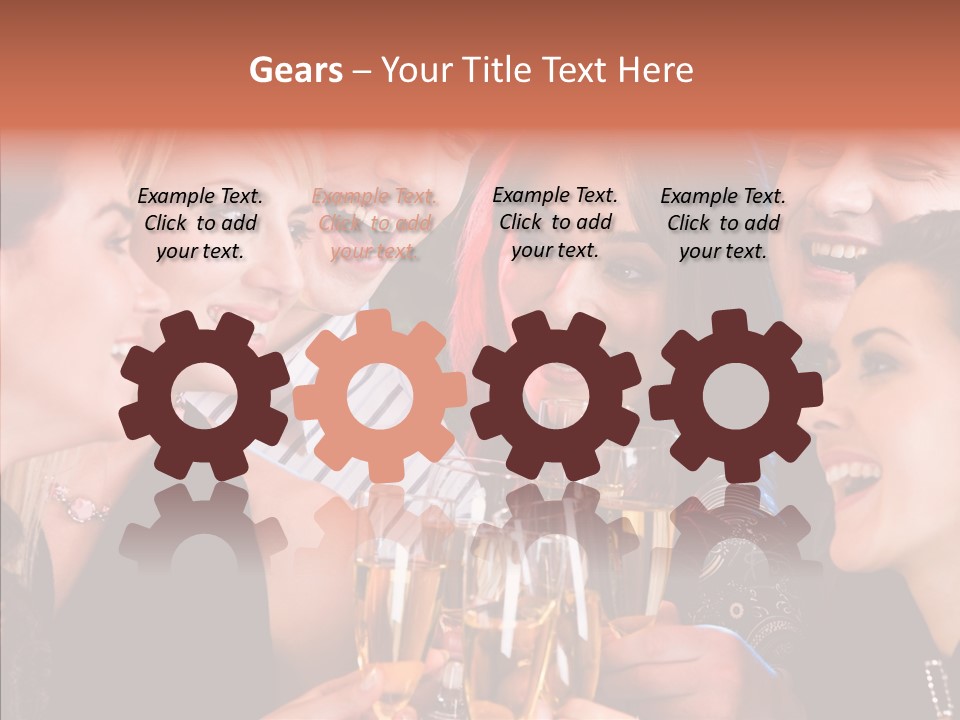 Friendship Nightclub Alcohol PowerPoint Template