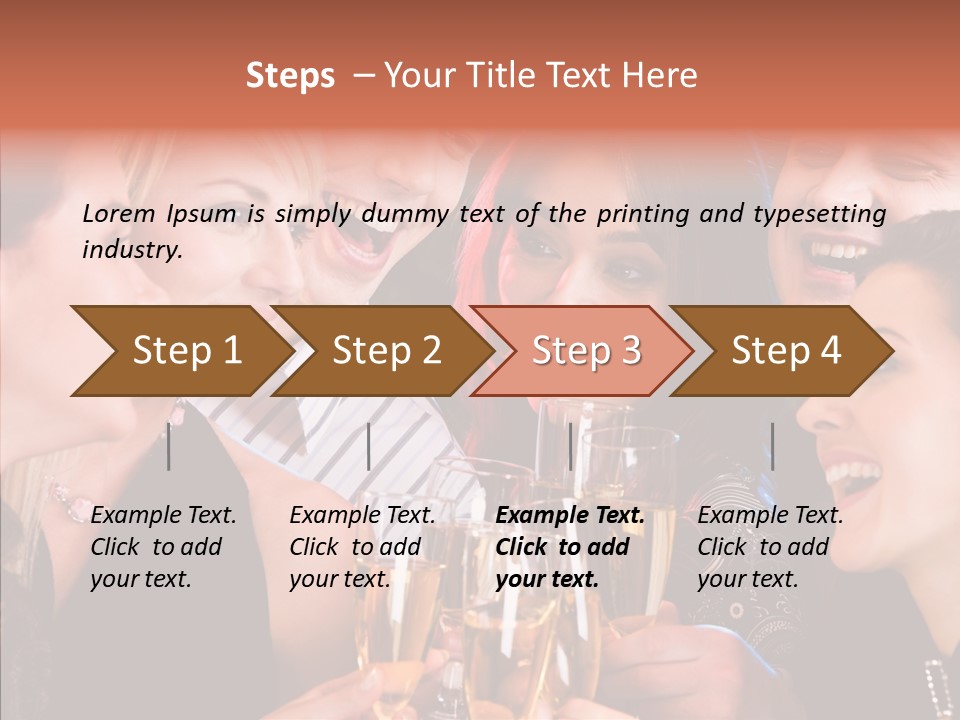 Friendship Nightclub Alcohol PowerPoint Template