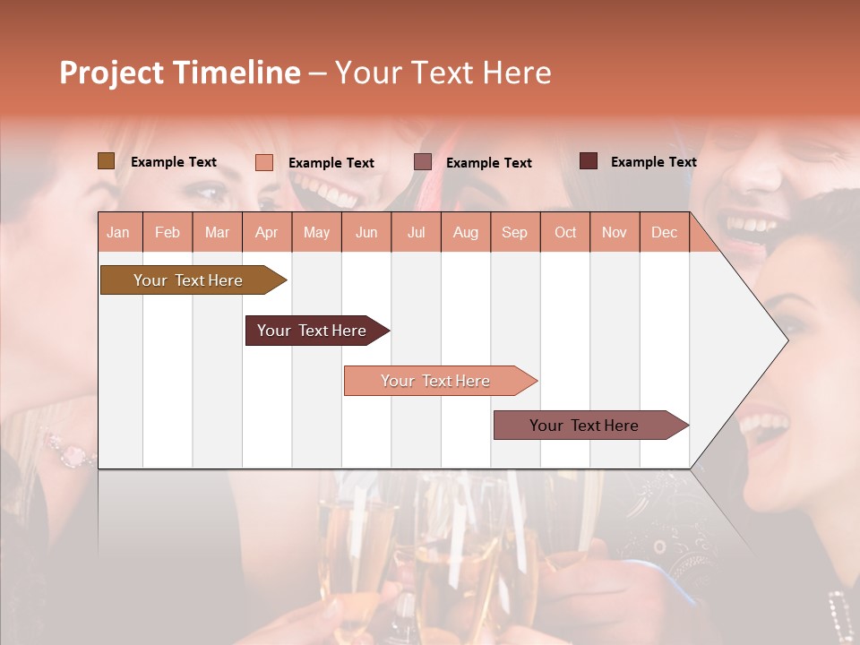 Friendship Nightclub Alcohol PowerPoint Template