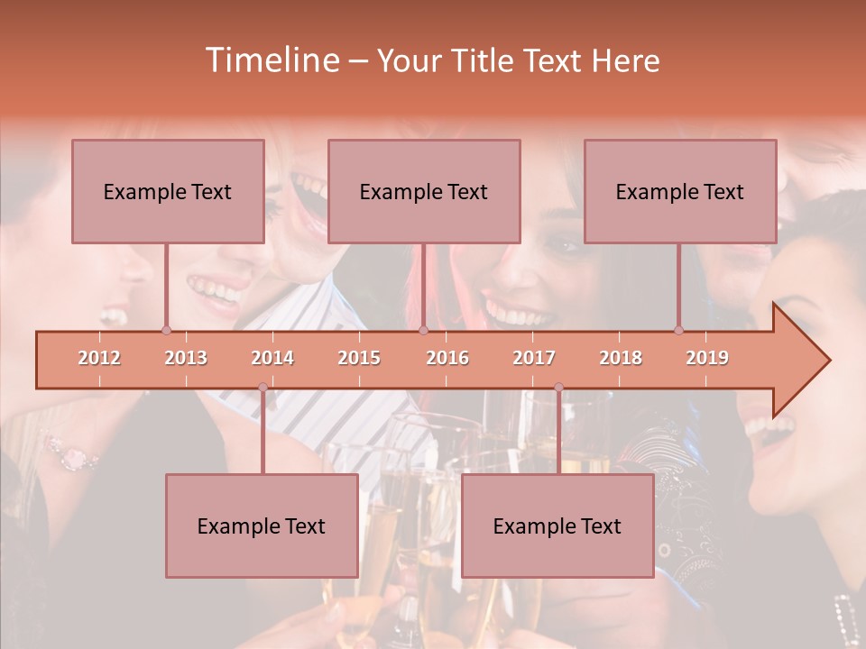 Friendship Nightclub Alcohol PowerPoint Template