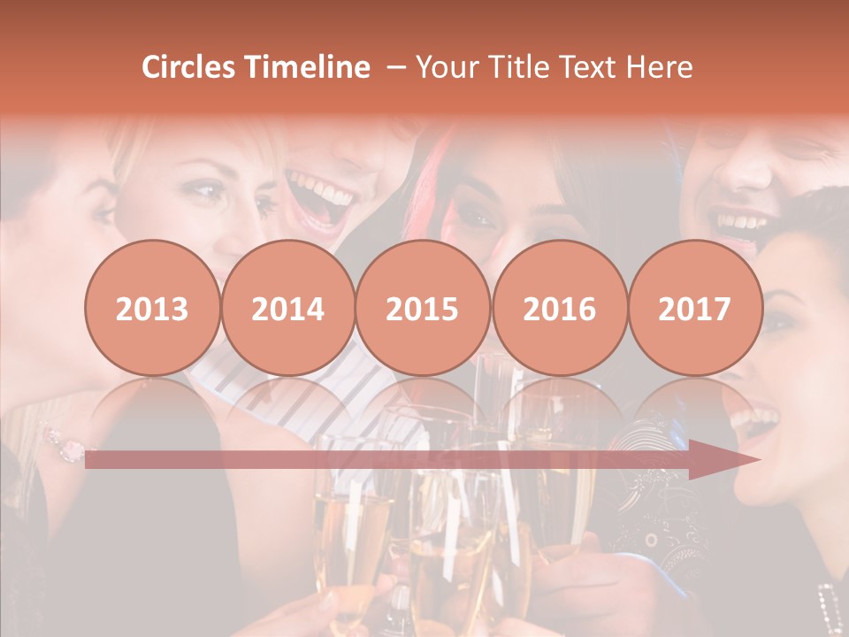 Friendship Nightclub Alcohol PowerPoint Template