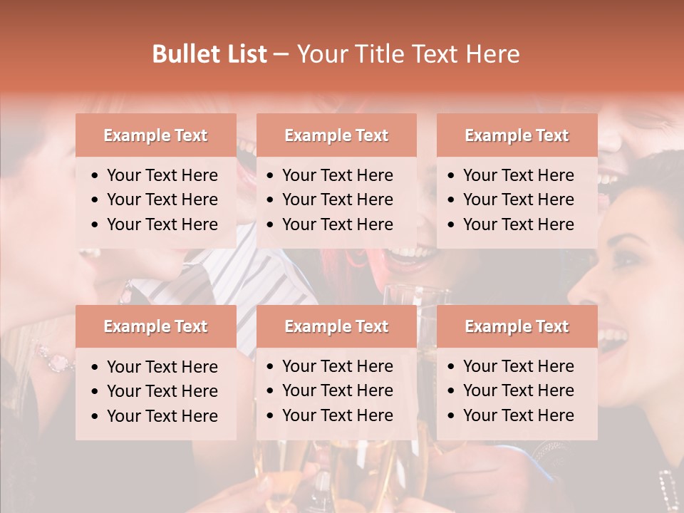 Friendship Nightclub Alcohol PowerPoint Template