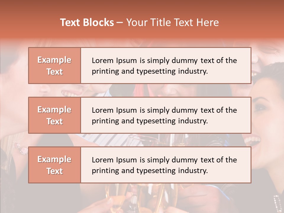 Friendship Nightclub Alcohol PowerPoint Template