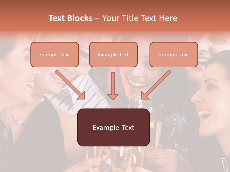 Friendship Nightclub Alcohol PowerPoint Template