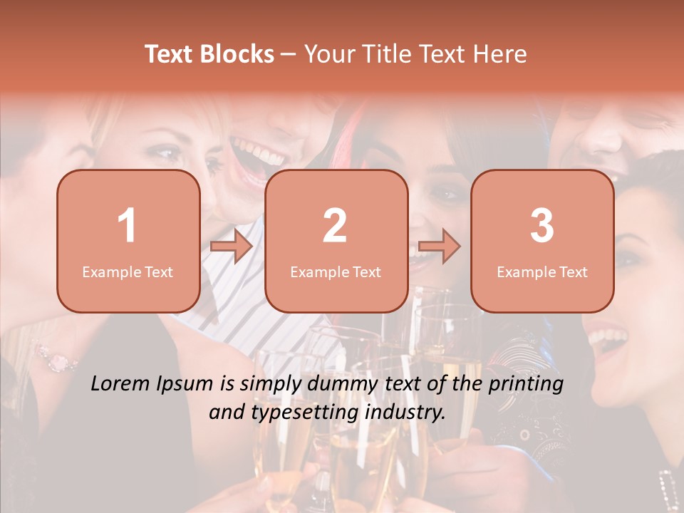 Friendship Nightclub Alcohol PowerPoint Template