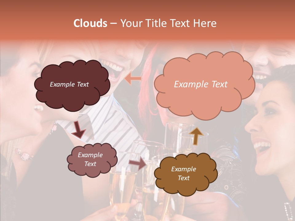 Friendship Nightclub Alcohol PowerPoint Template