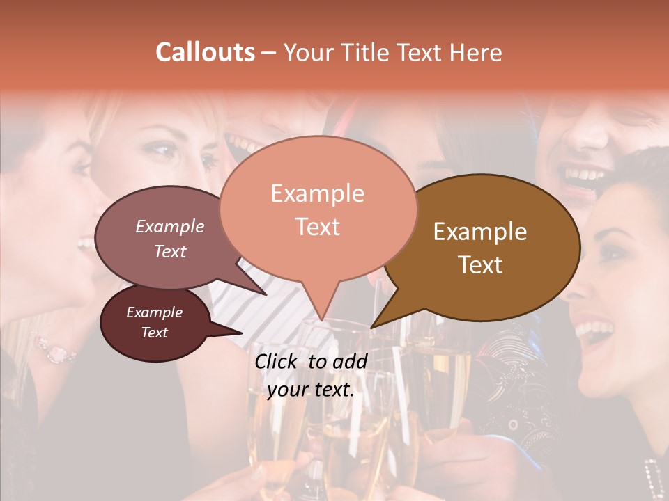 Friendship Nightclub Alcohol PowerPoint Template