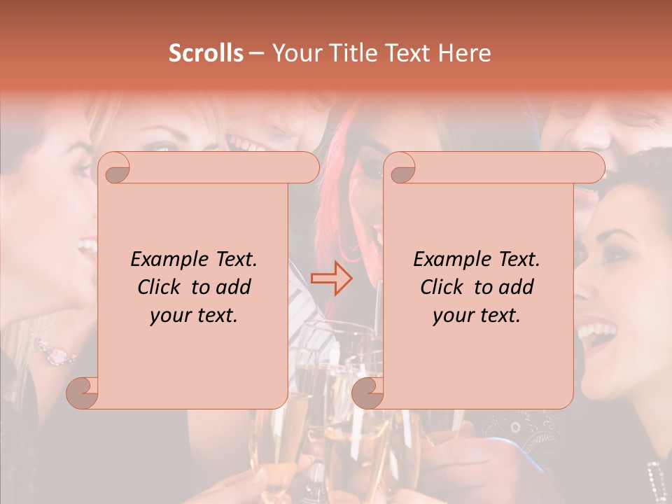 Friendship Nightclub Alcohol PowerPoint Template