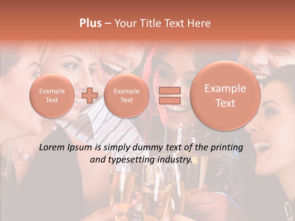 Friendship Nightclub Alcohol PowerPoint Template