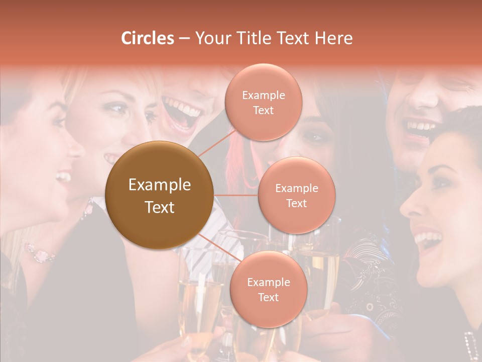 Friendship Nightclub Alcohol PowerPoint Template