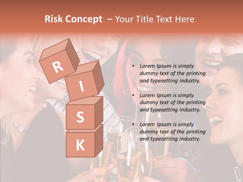 Friendship Nightclub Alcohol PowerPoint Template