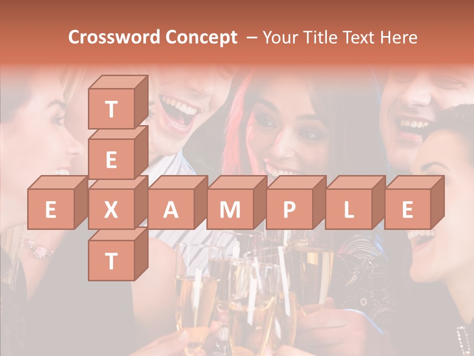 Friendship Nightclub Alcohol PowerPoint Template