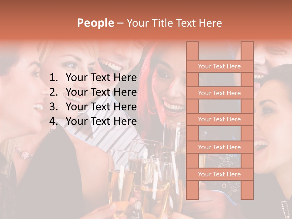 Friendship Nightclub Alcohol PowerPoint Template