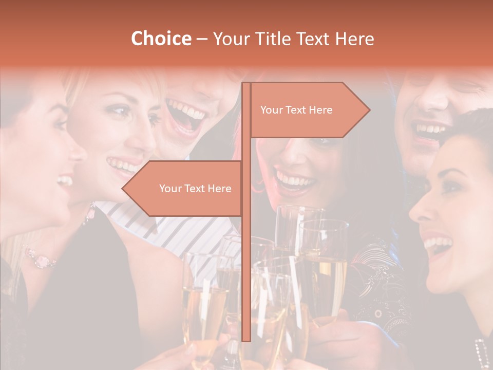 Friendship Nightclub Alcohol PowerPoint Template