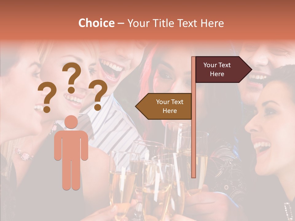 Friendship Nightclub Alcohol PowerPoint Template