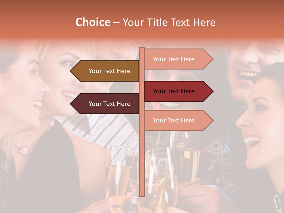 Friendship Nightclub Alcohol PowerPoint Template