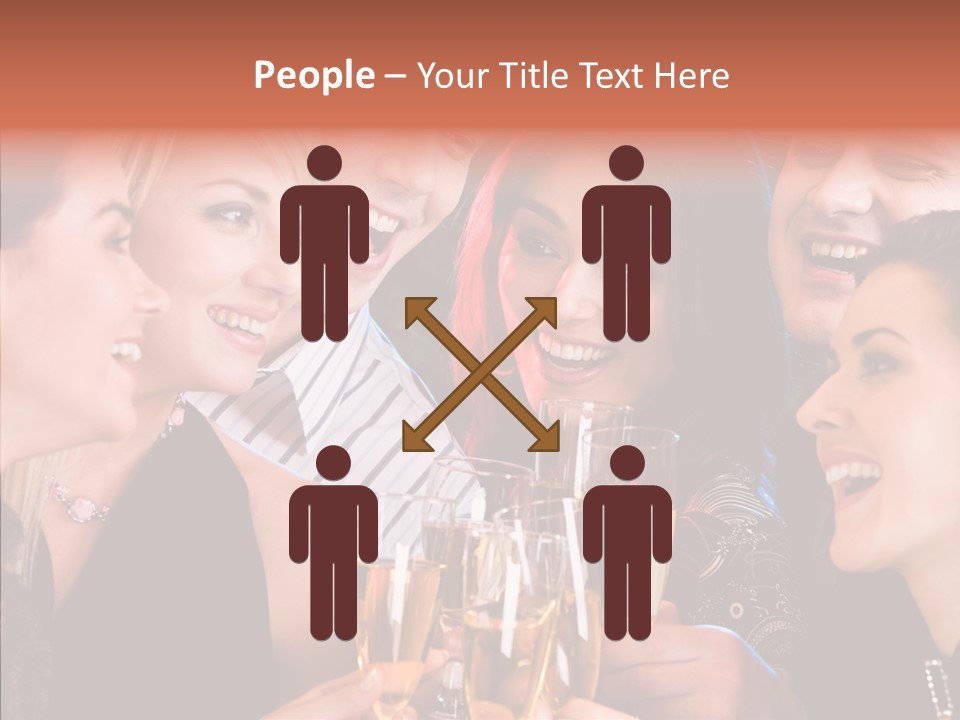 Friendship Nightclub Alcohol PowerPoint Template