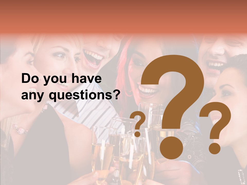 Friendship Nightclub Alcohol PowerPoint Template