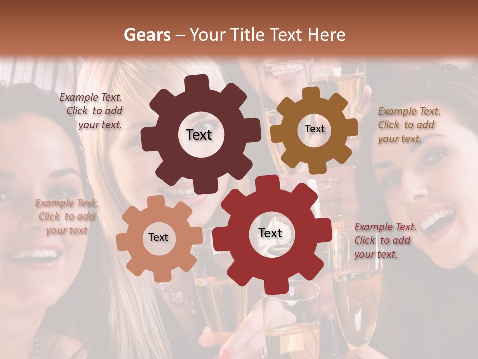 Gathering Holidays Male PowerPoint Template