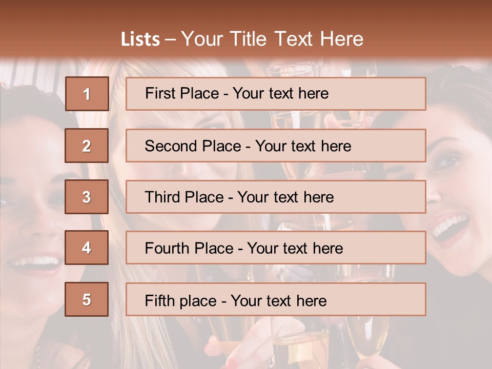 Gathering Holidays Male PowerPoint Template