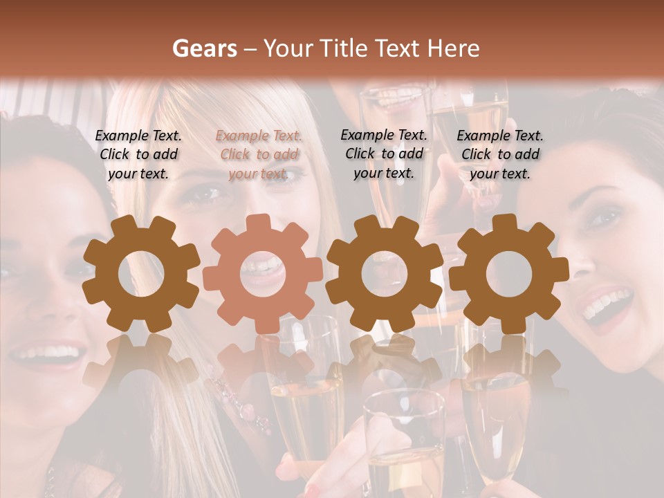 Gathering Holidays Male PowerPoint Template