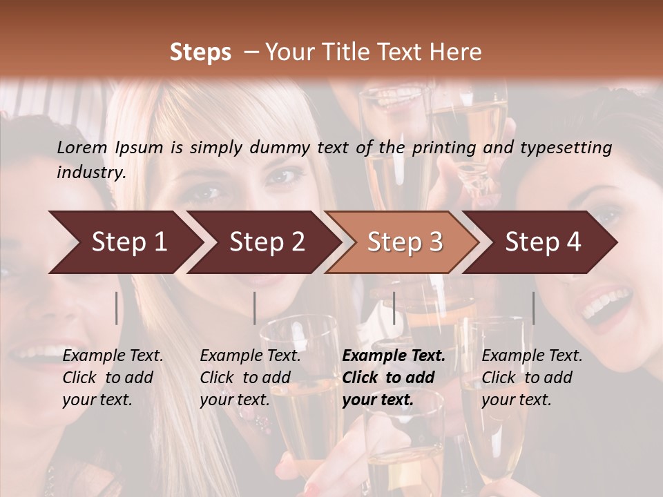 Gathering Holidays Male PowerPoint Template