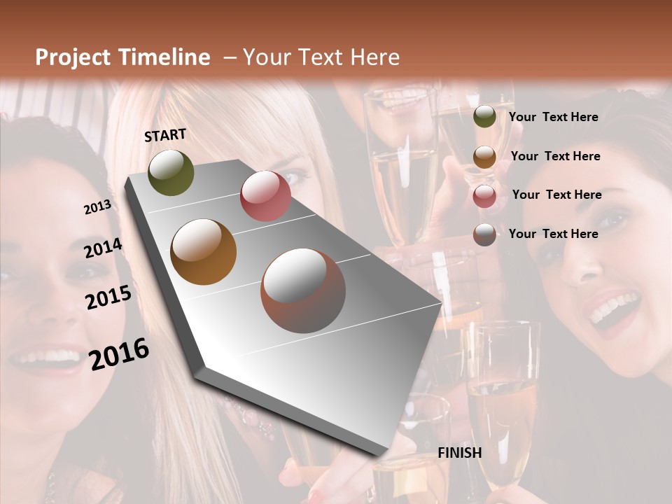 Gathering Holidays Male PowerPoint Template